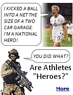 The issue is that athletes are not heroes just because of their job. Day to day they do not do sacrifice or put their lives on the line. They work hard at their sport, but they do it because they love it. The professional athletes, in reality, just go out on the field and play their sport. They hit a ball in tennis. Catch, tackle, and throw in football. Dribbles, pass and shoot in basketball. Their profession alone doesnt exemplify heroism.